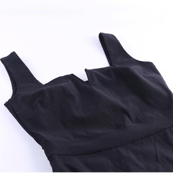 Darïa Sexy Tank Sleeveless Cutaway Slit Mini Dress, Movement Stretch - Picture 8 of 9